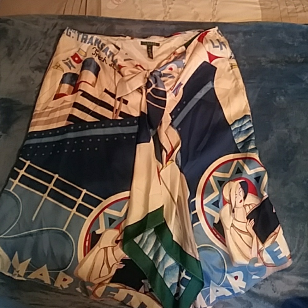 Lauren by Ralph Lauren 100% silk skirt